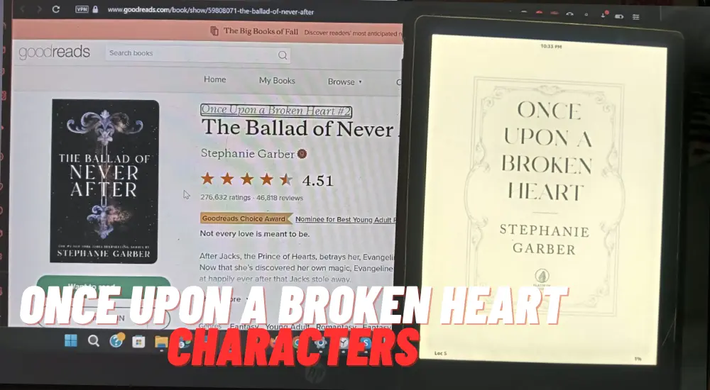 Once Upon a Broken Heart Characters