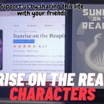Sunrise on the Reaping Characters