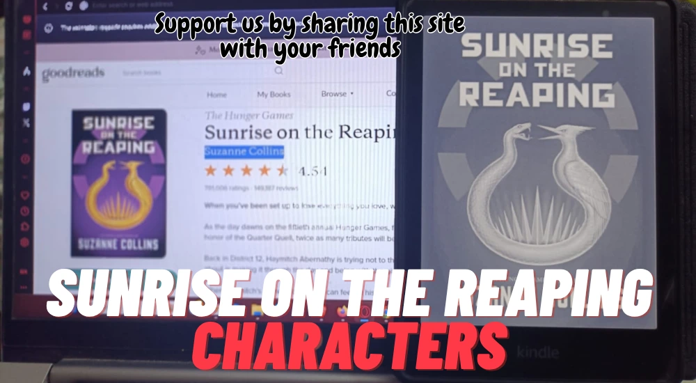 Sunrise on the Reaping Characters